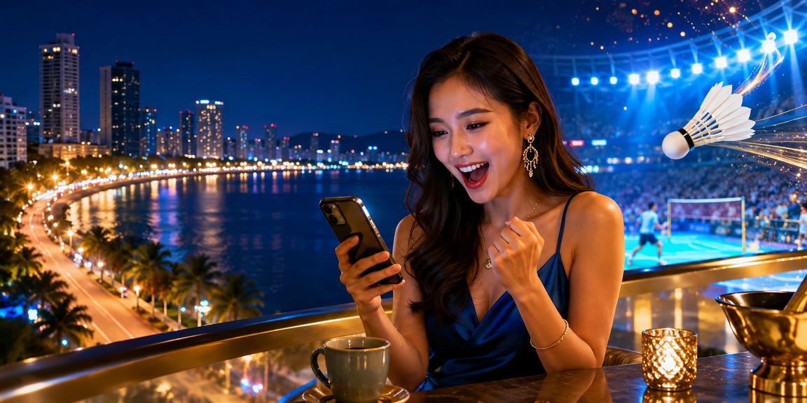 Pengguna mengakses platform kasino mudah alih rbtv77 di Penang melalui telefon bimbit